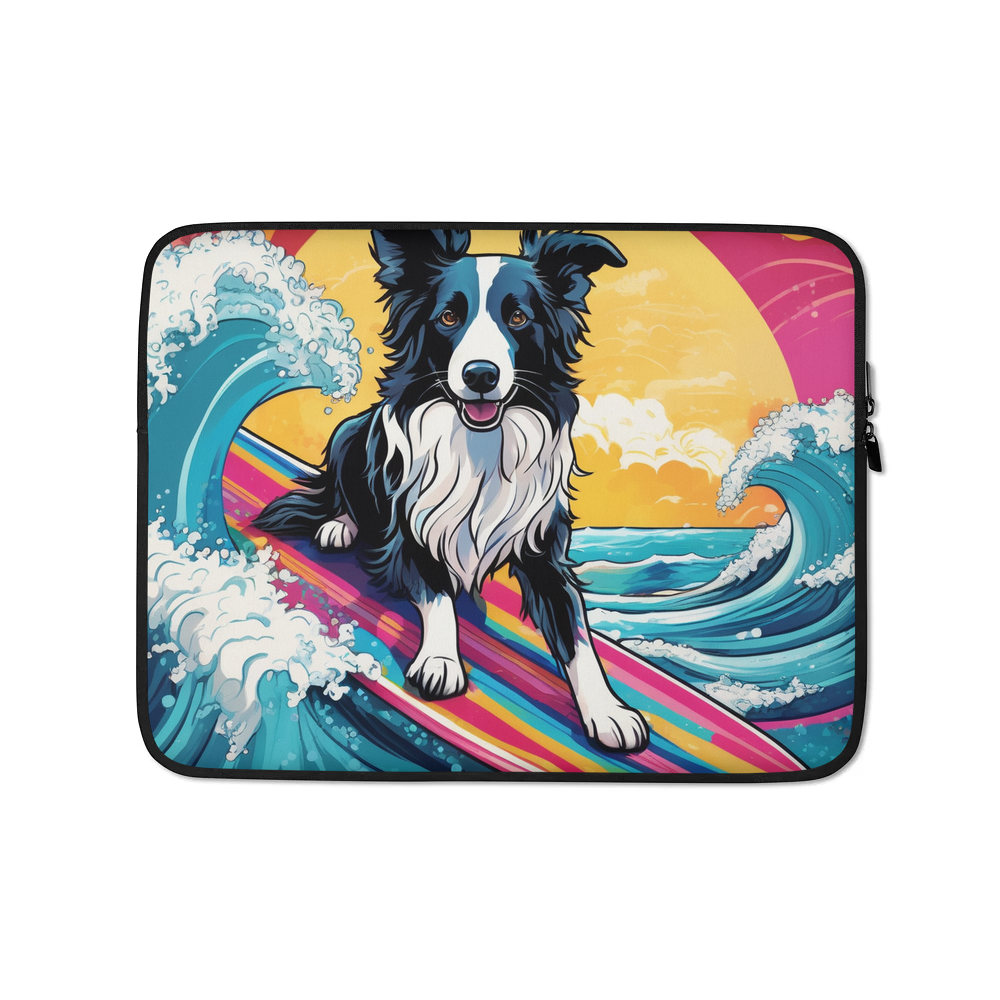 PugMug Custom Border Collie Laptop Sleeve