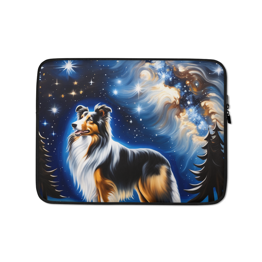 PugMug Custom Collie Laptop Sleeve