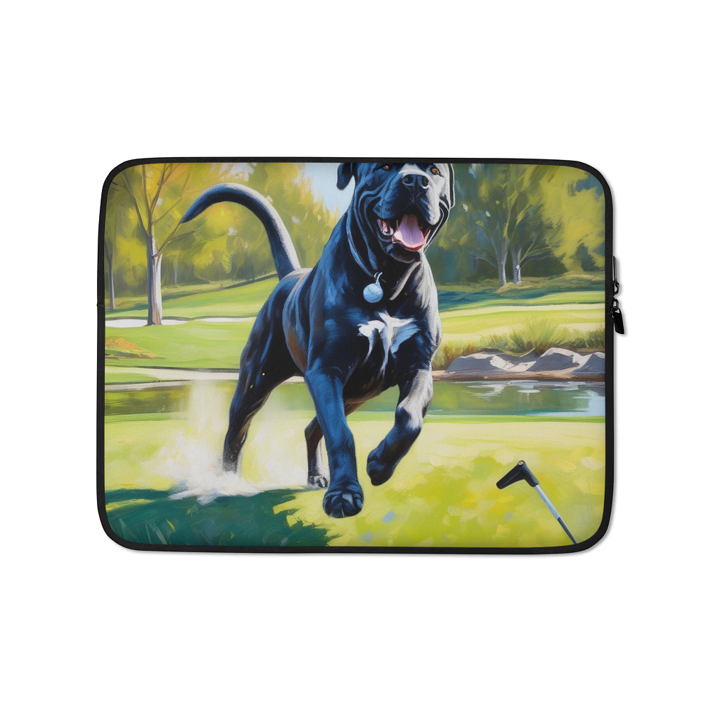PugMug Custom Cane Corso Laptop Sleeve