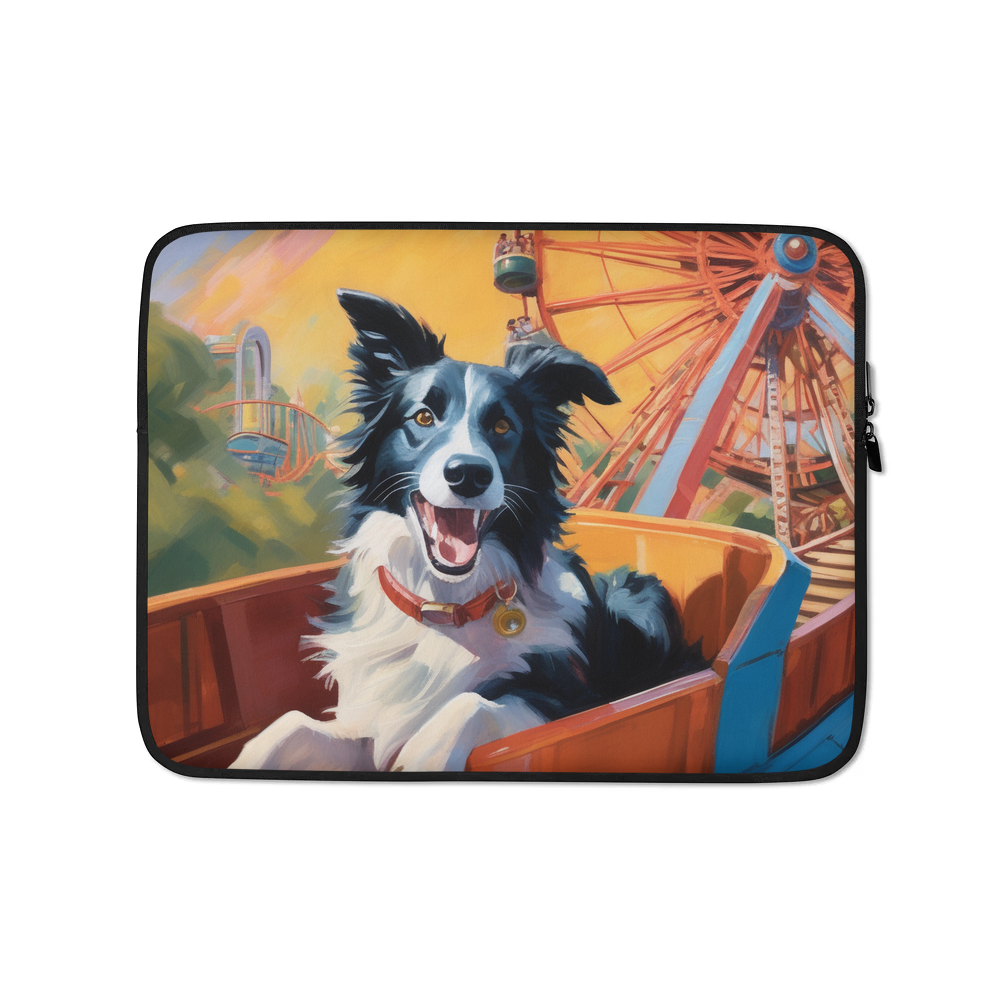 PugMug Custom Border Collie Laptop Sleeve