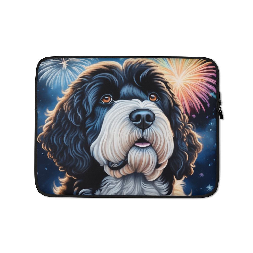 PugMug Custom Portuguese Water Dog Laptop Sleeve