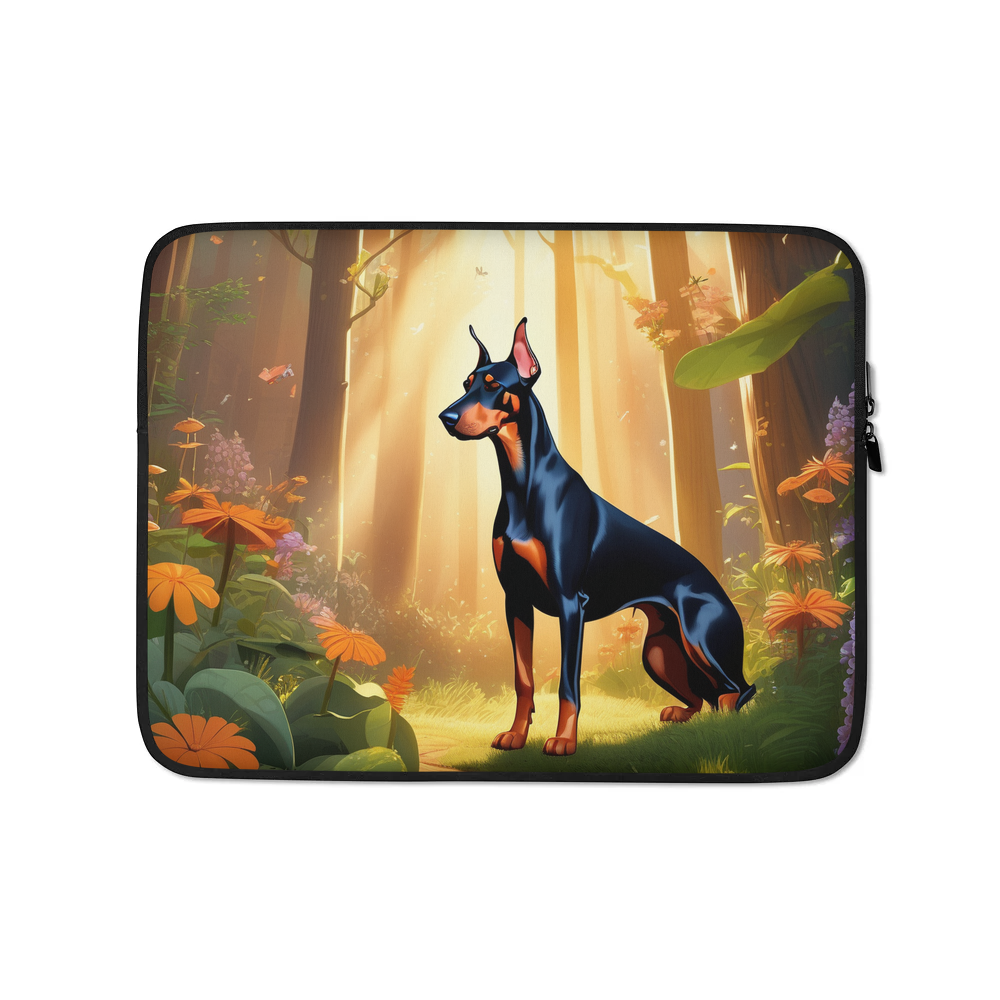 PugMug Custom Doberman Pinscher Laptop Sleeve