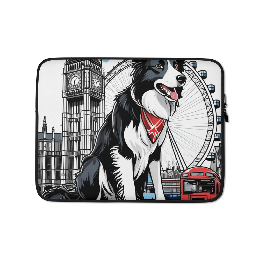 PugMug Custom Border Collie Laptop Sleeve