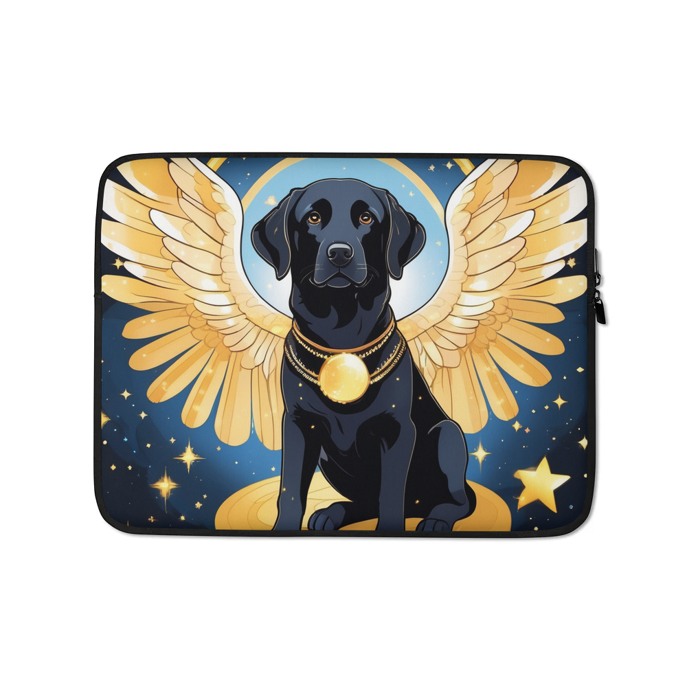 PugMug Custom Black Labrador Retriever Laptop Sleeve