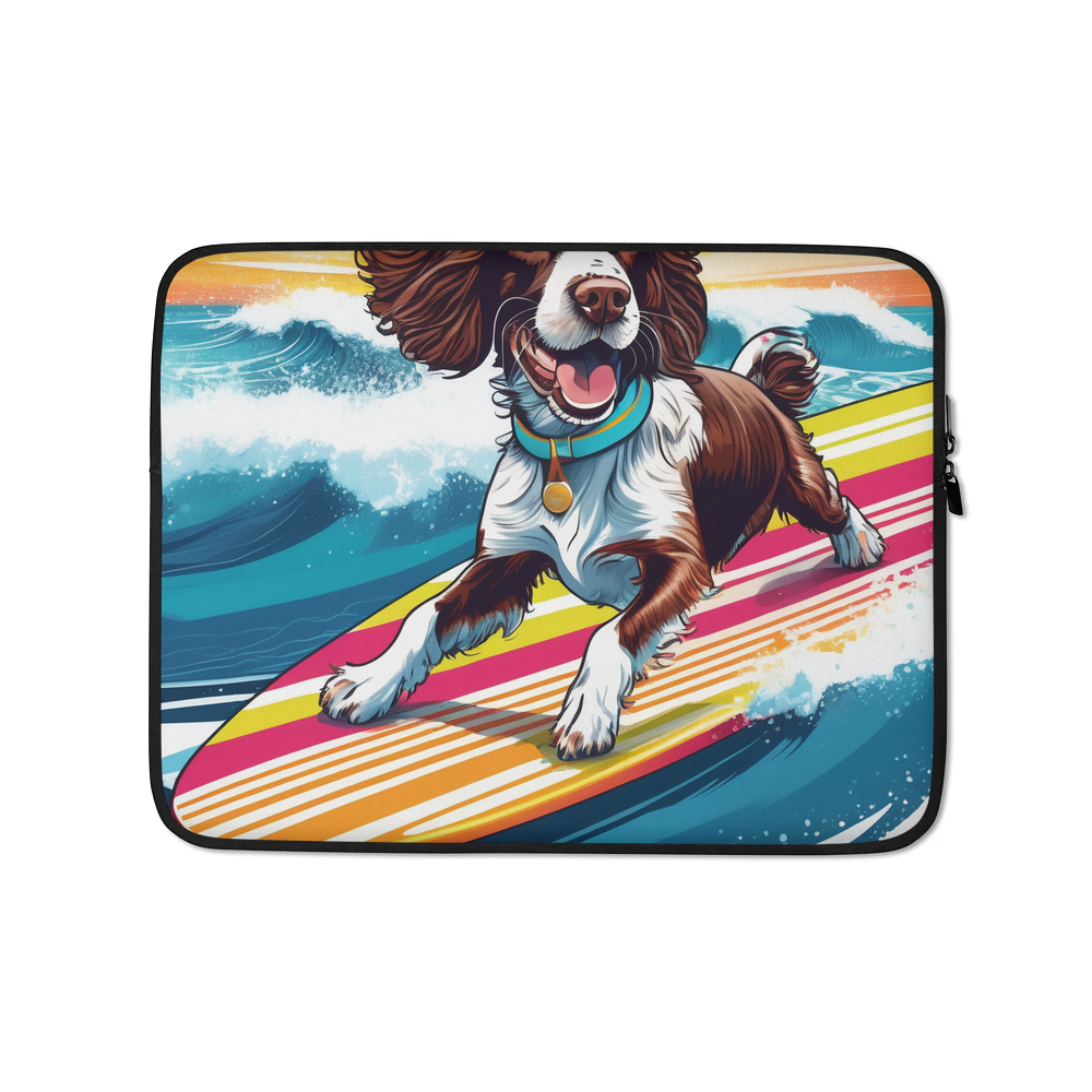PugMug Custom English Springer Spaniel Laptop Sleeve