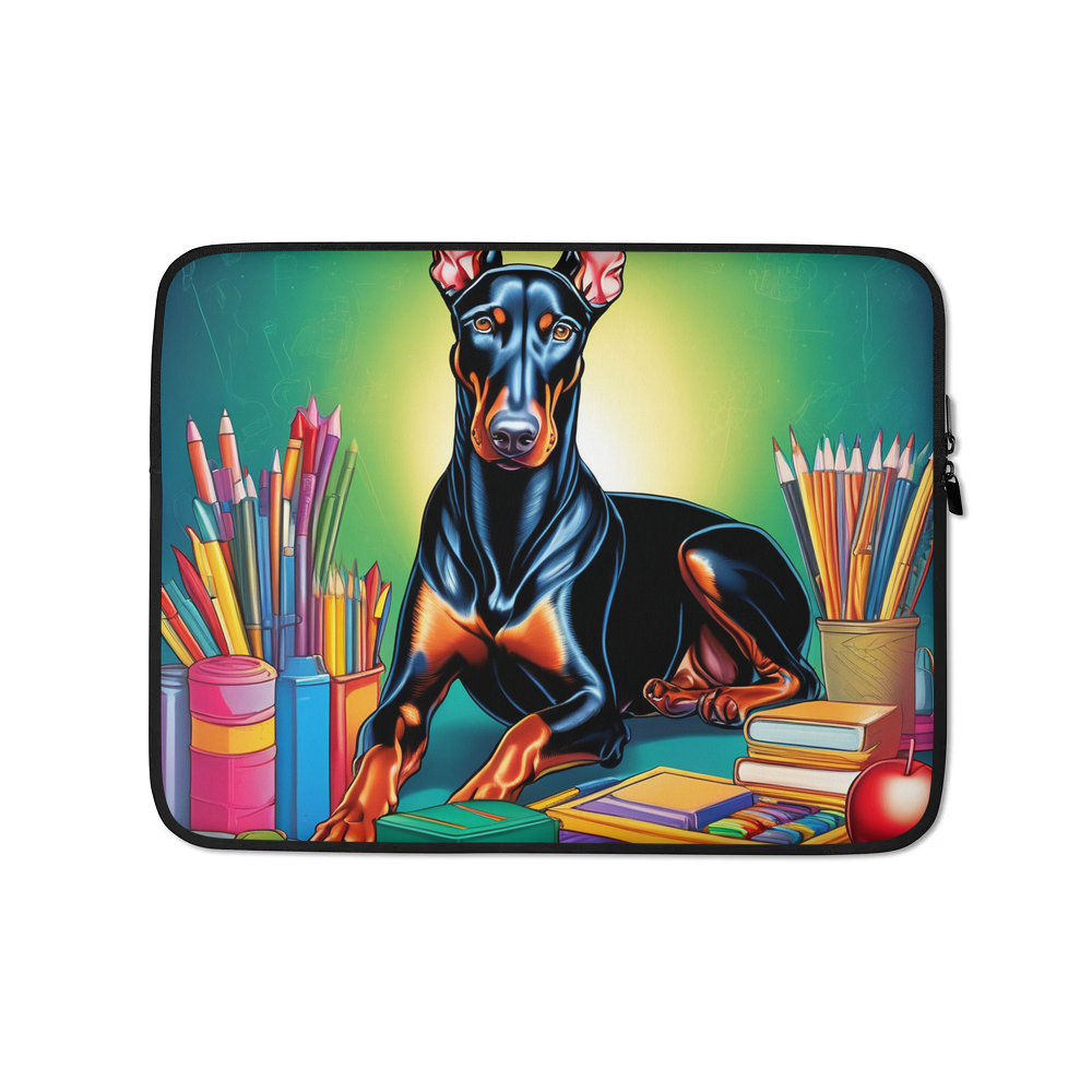 PugMug Custom Doberman Pinscher Laptop Sleeve