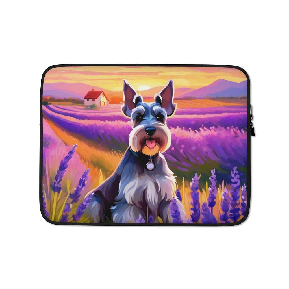 PugMug Custom Miniature Schnauzer Laptop Sleeve