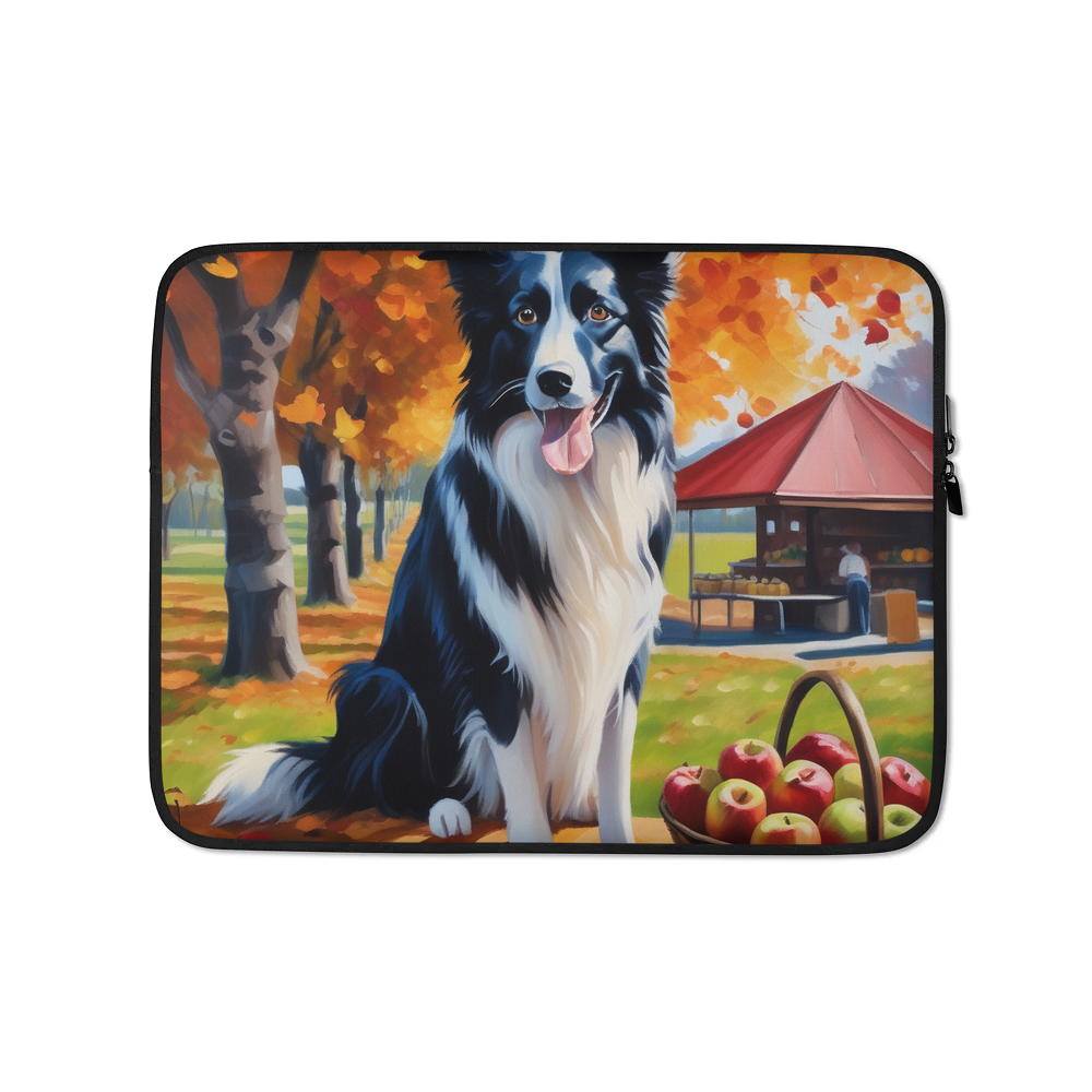 PugMug Custom Border Collie Laptop Sleeve