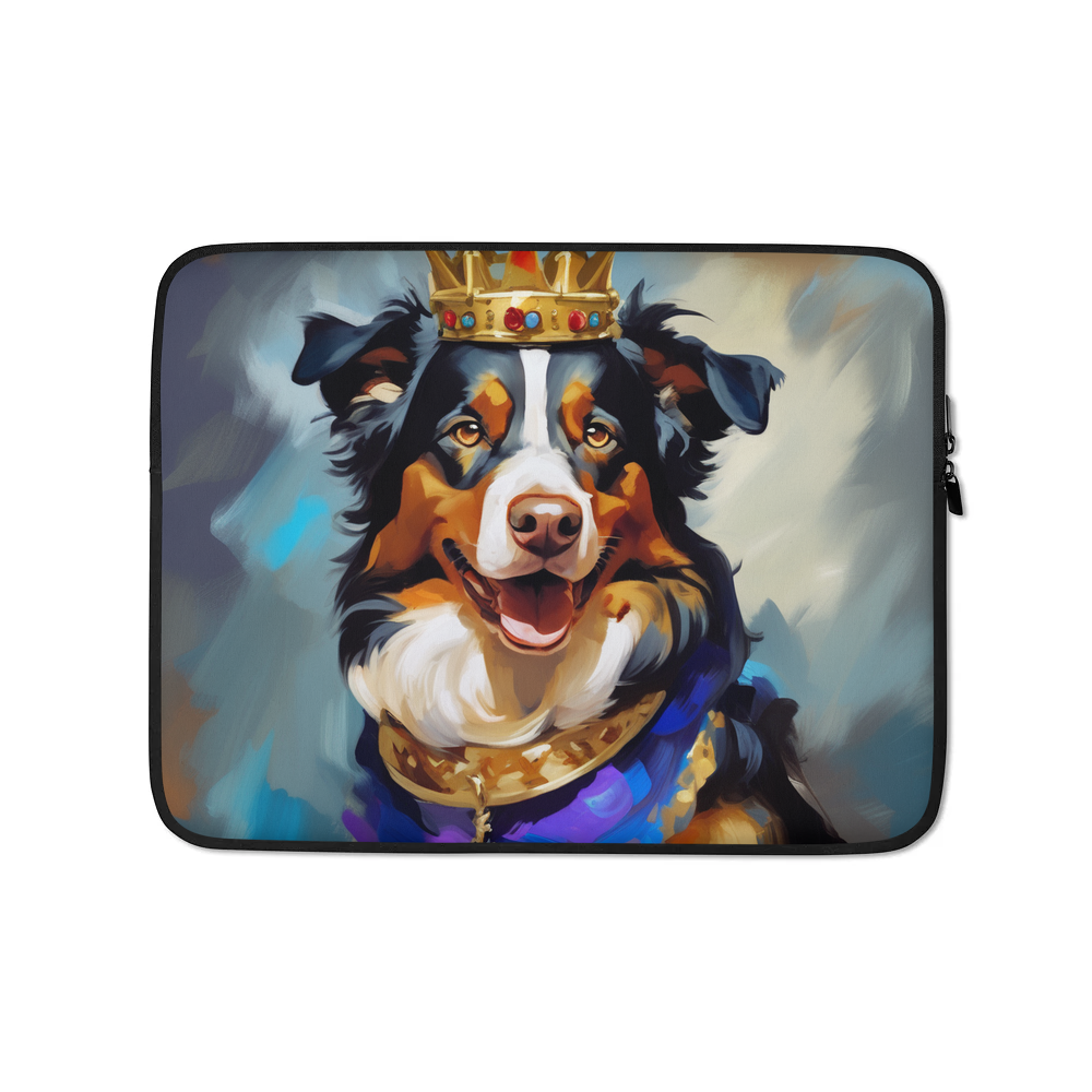 PugMug Custom Miniature American Shepherd Laptop Sleeve