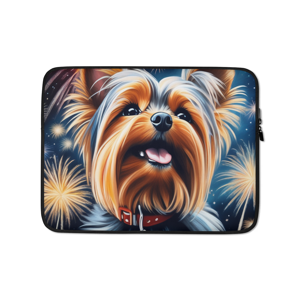 PugMug Custom Yorkshire Terrier Laptop Sleeve