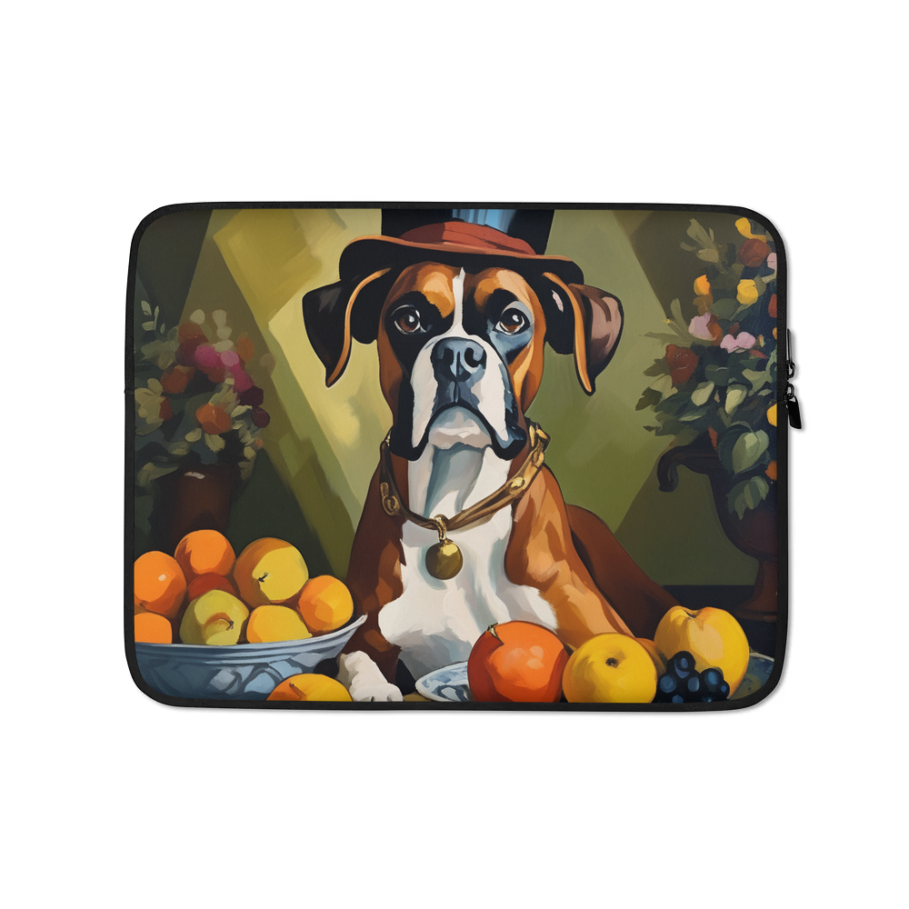 PugMug Custom Boxer Dog Laptop Sleeve
