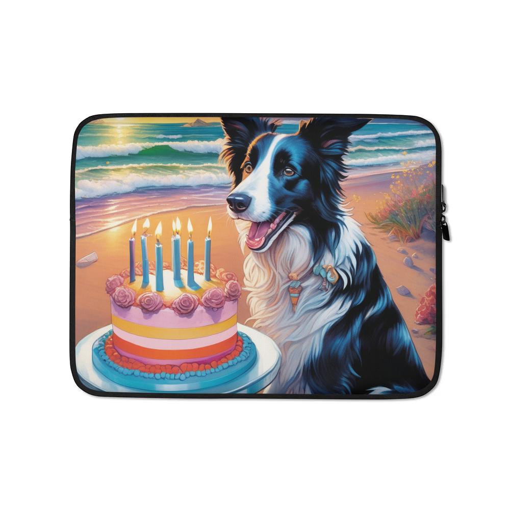 PugMug Custom Border Collie Laptop Sleeve