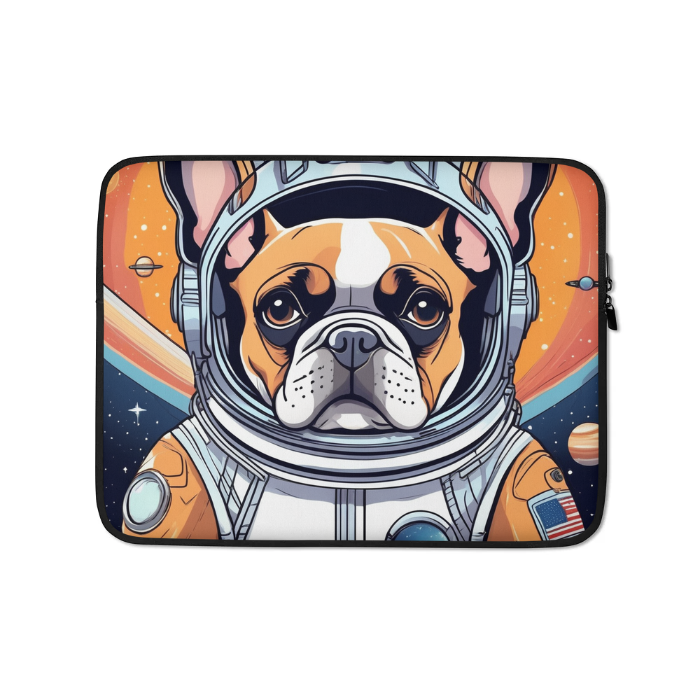PugMug Custom Tan French Bulldog Laptop Sleeve