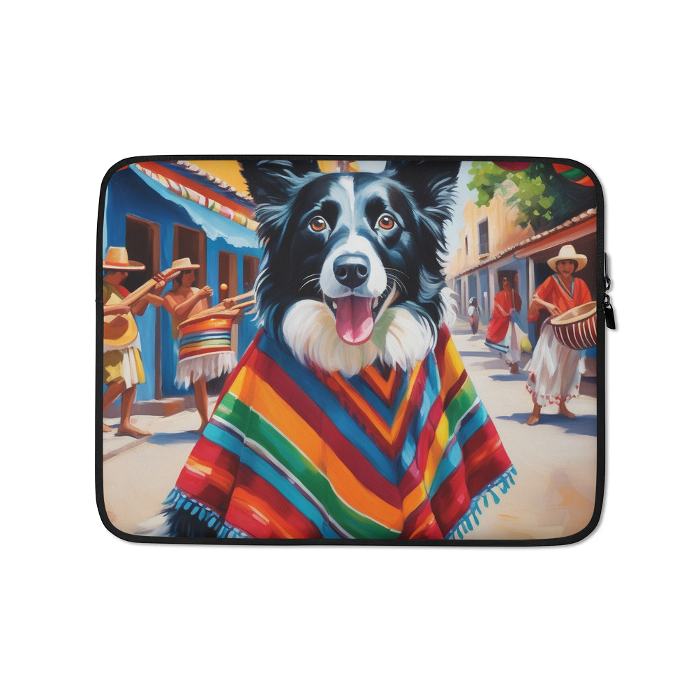 PugMug Custom Border Collie Laptop Sleeve