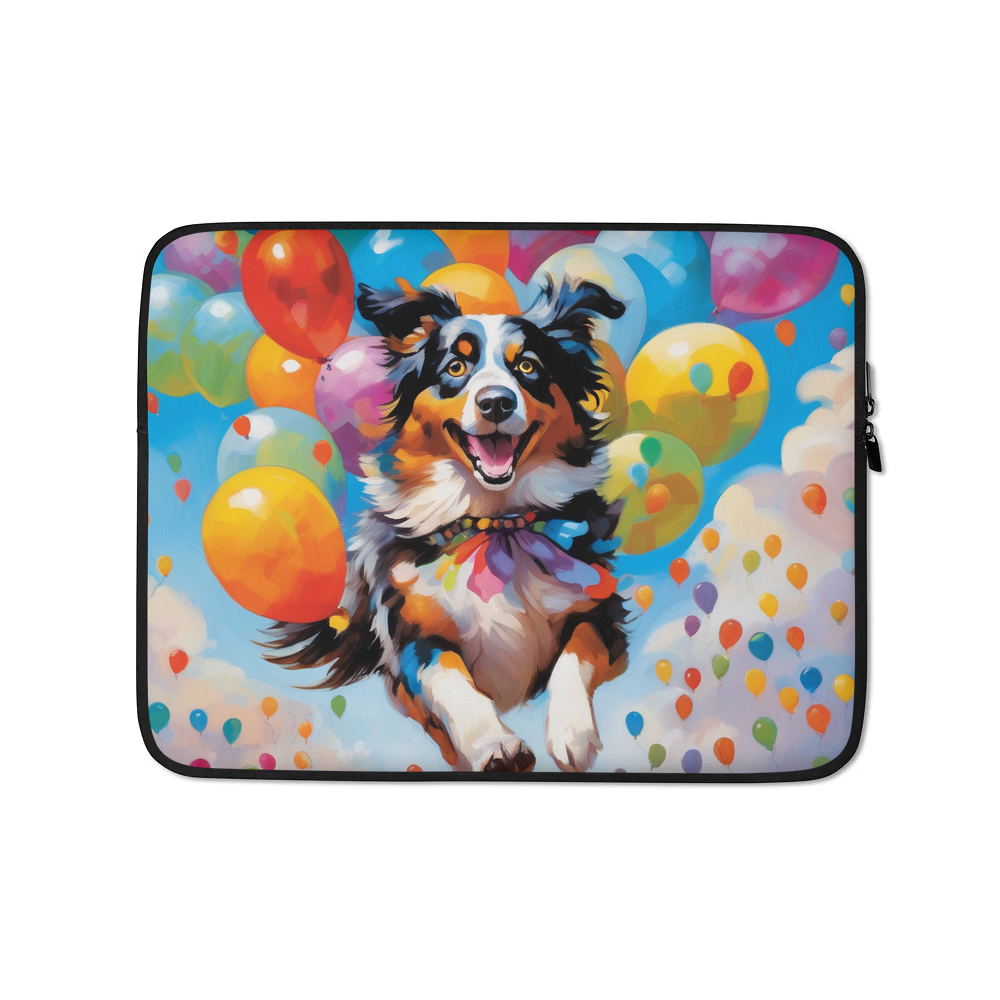 PugMug Custom Australian Shepherd Dog Laptop Sleeve