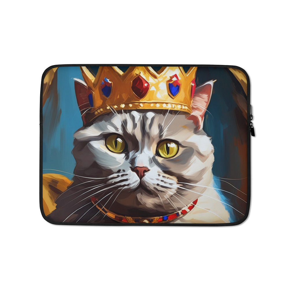 PugMug Custom Tabby British Shorthair Cat Laptop Sleeve