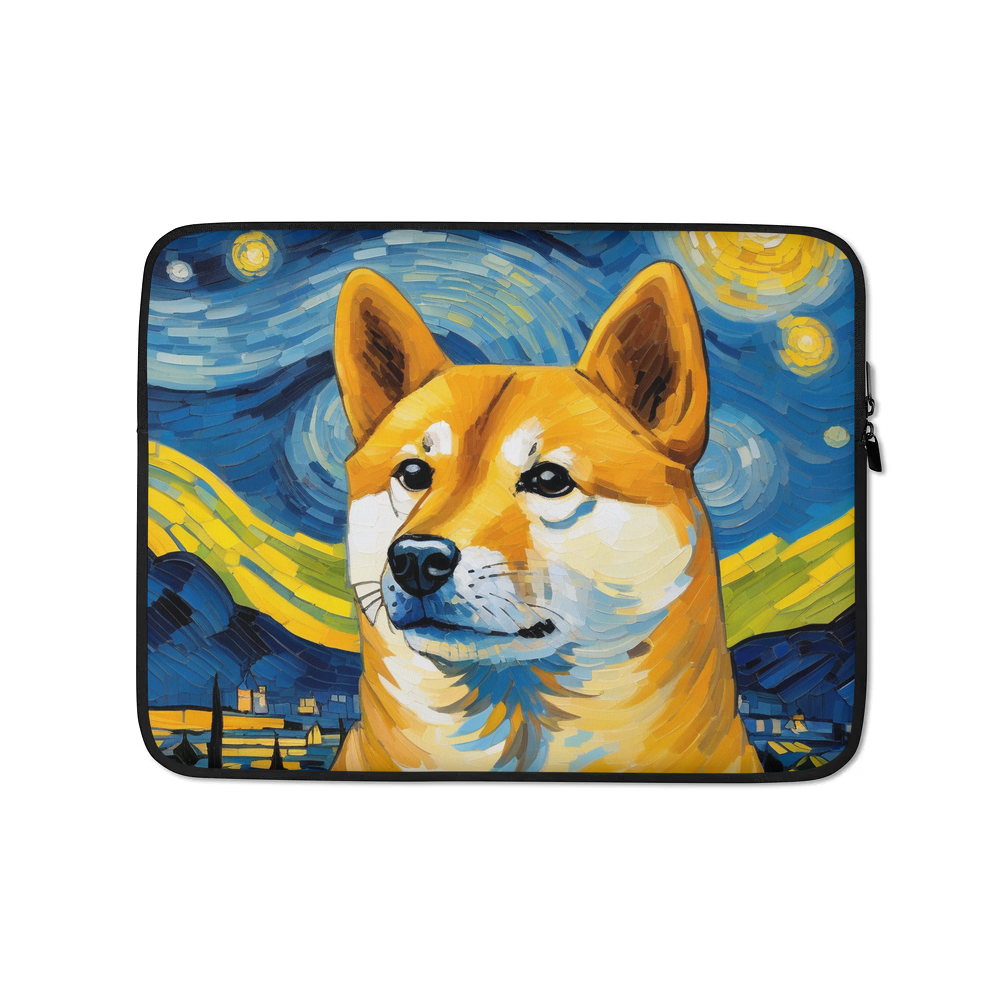 PugMug Custom Shiba Inu Laptop Sleeve