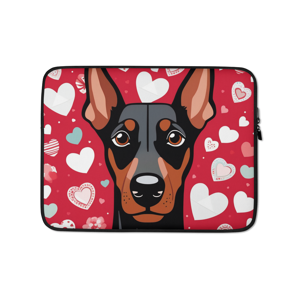 PugMug Custom Doberman Pinscher Laptop Sleeve