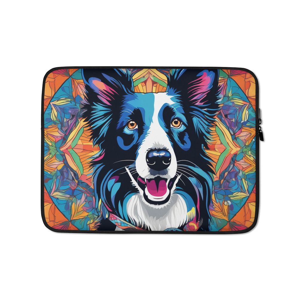PugMug Custom Border Collie Laptop Sleeve