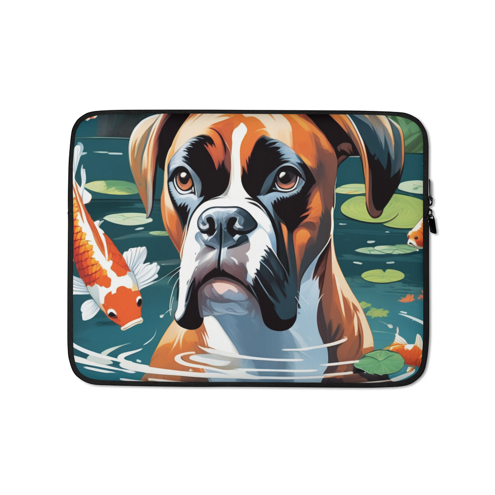 PugMug Custom Boxer Dog Laptop Sleeve