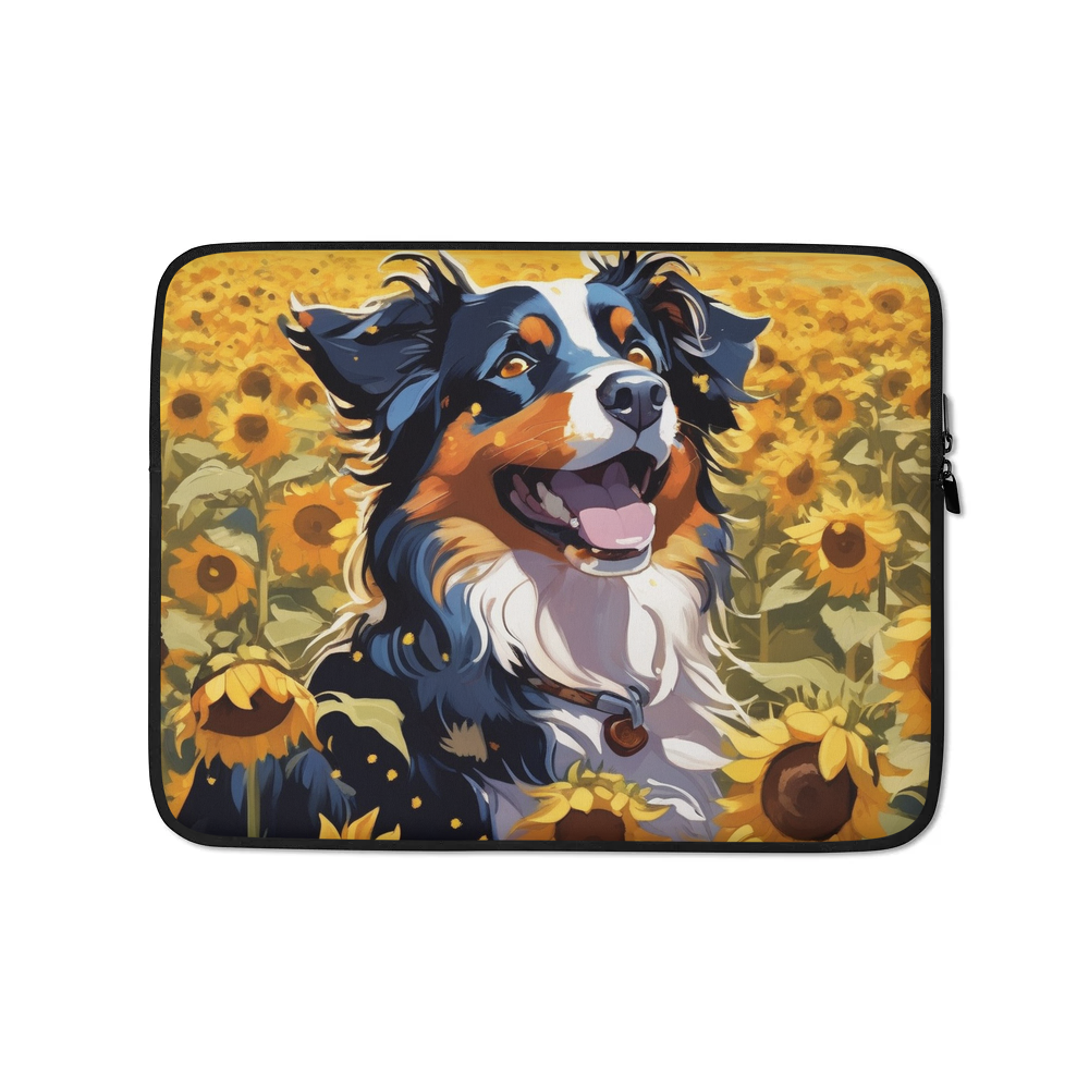 PugMug Custom Miniature American Shepherd Laptop Sleeve