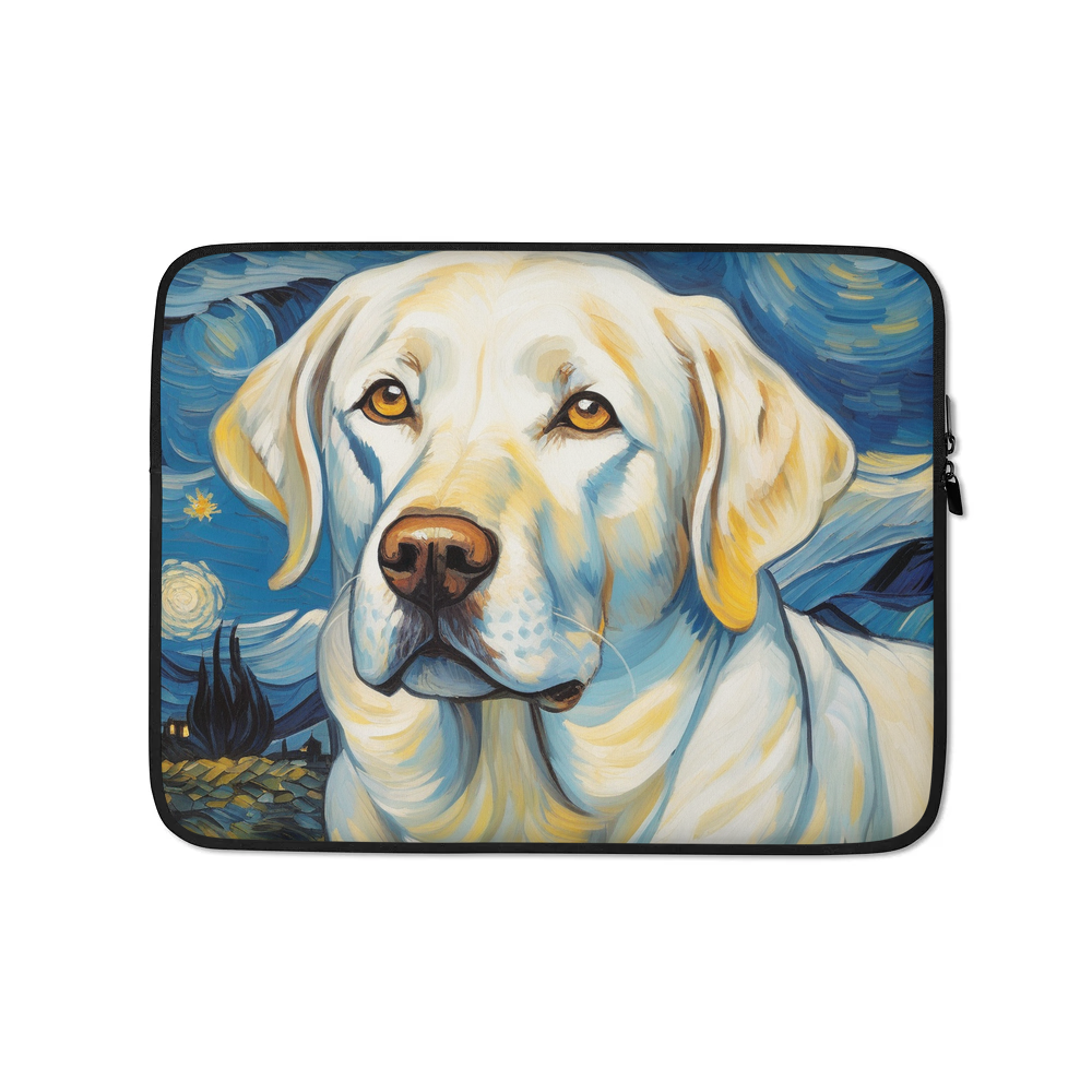PugMug Custom White Labrador Retriever Laptop Sleeve