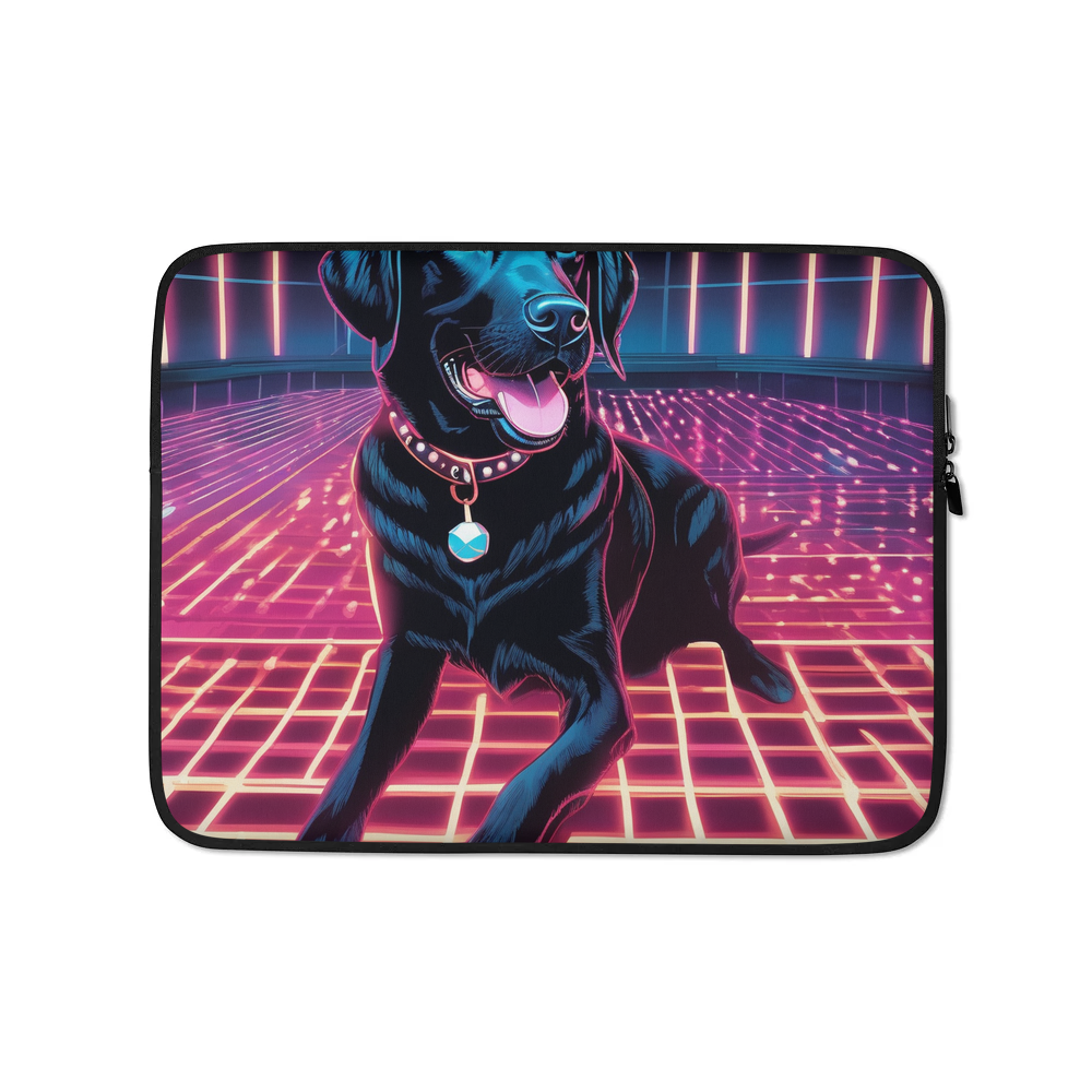 PugMug Custom Black Labrador Retriever Laptop Sleeve