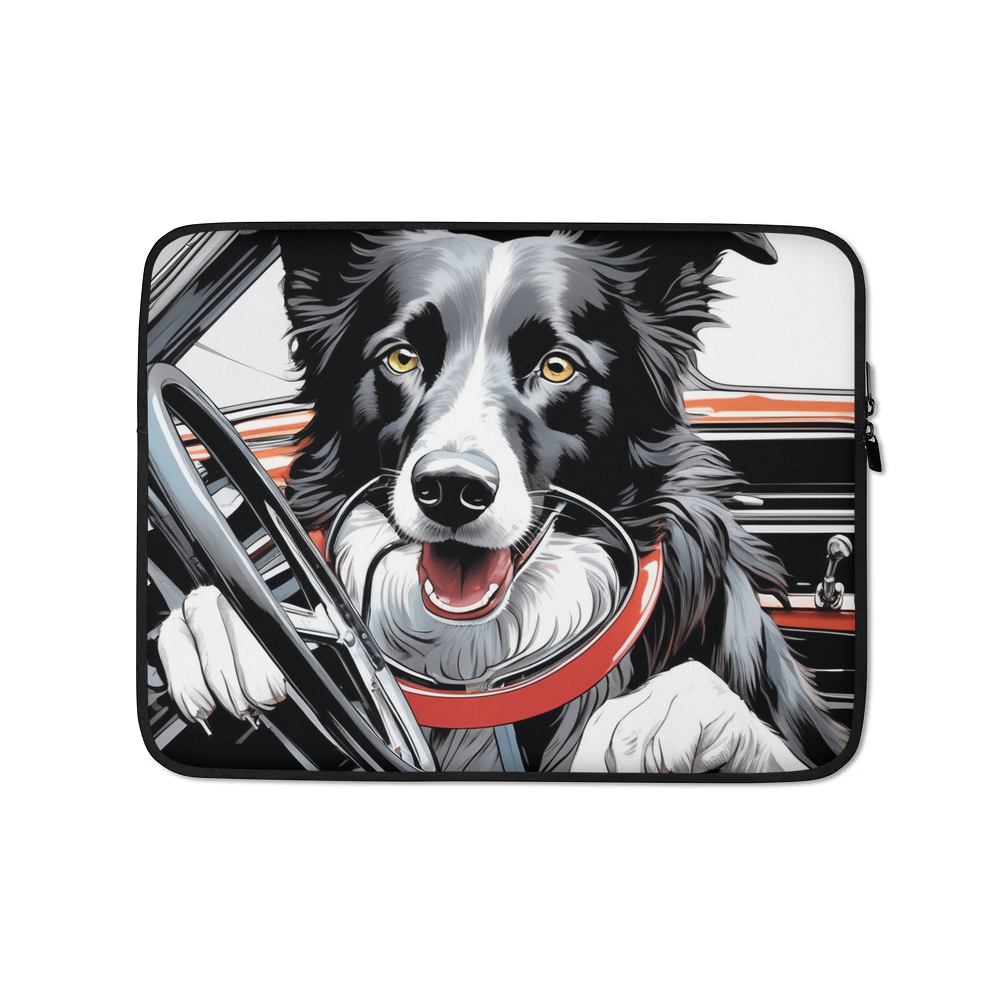 PugMug Custom Border Collie Laptop Sleeve