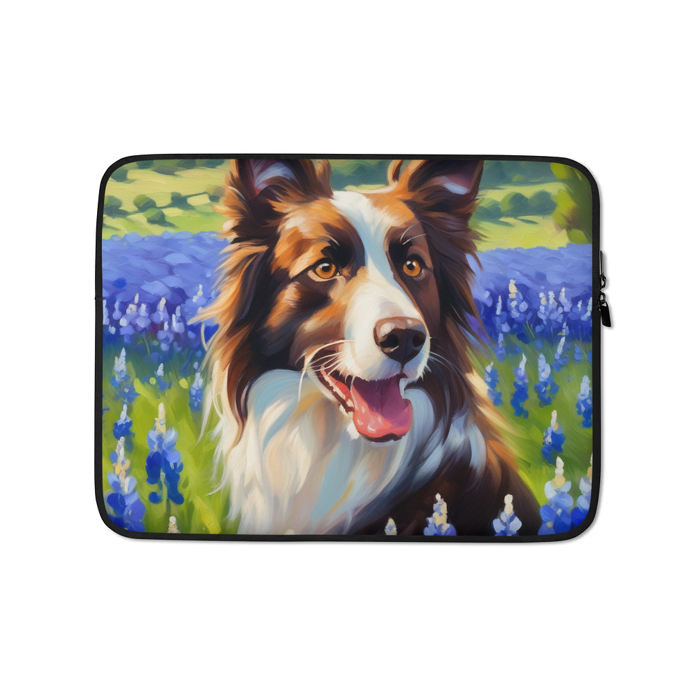 PugMug Custom Border Collie Laptop Sleeve