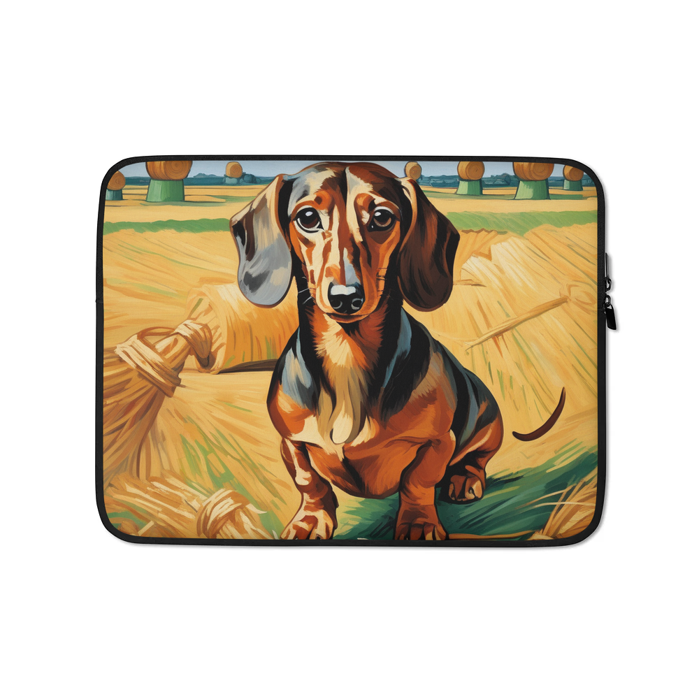PugMug Custom Tan Dachshund Laptop Sleeve