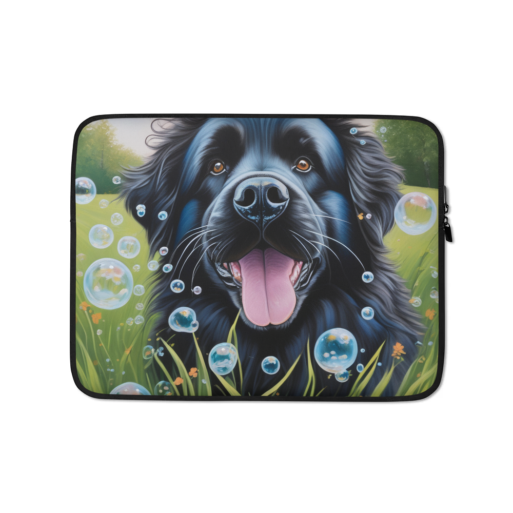 PugMug Custom Newfoundland Laptop Sleeve
