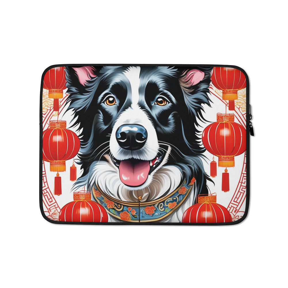PugMug Custom Border Collie Laptop Sleeve