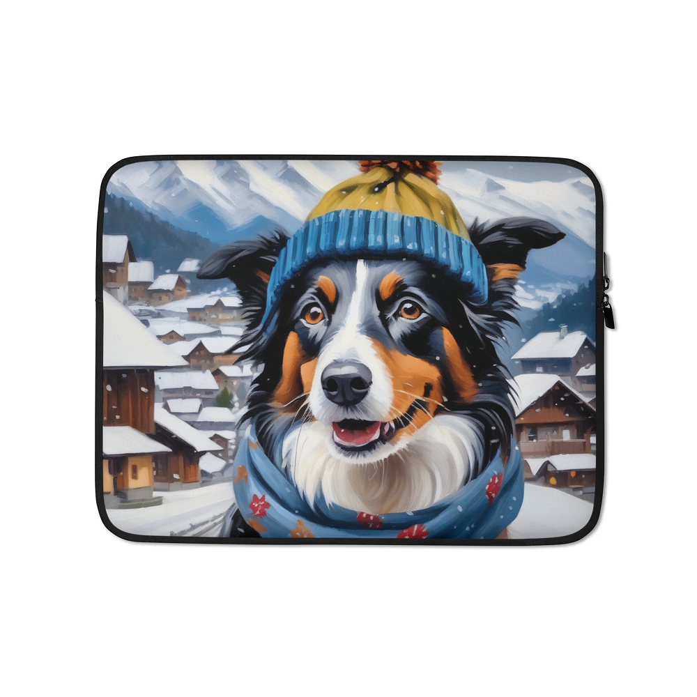 PugMug Custom Border Collie Laptop Sleeve