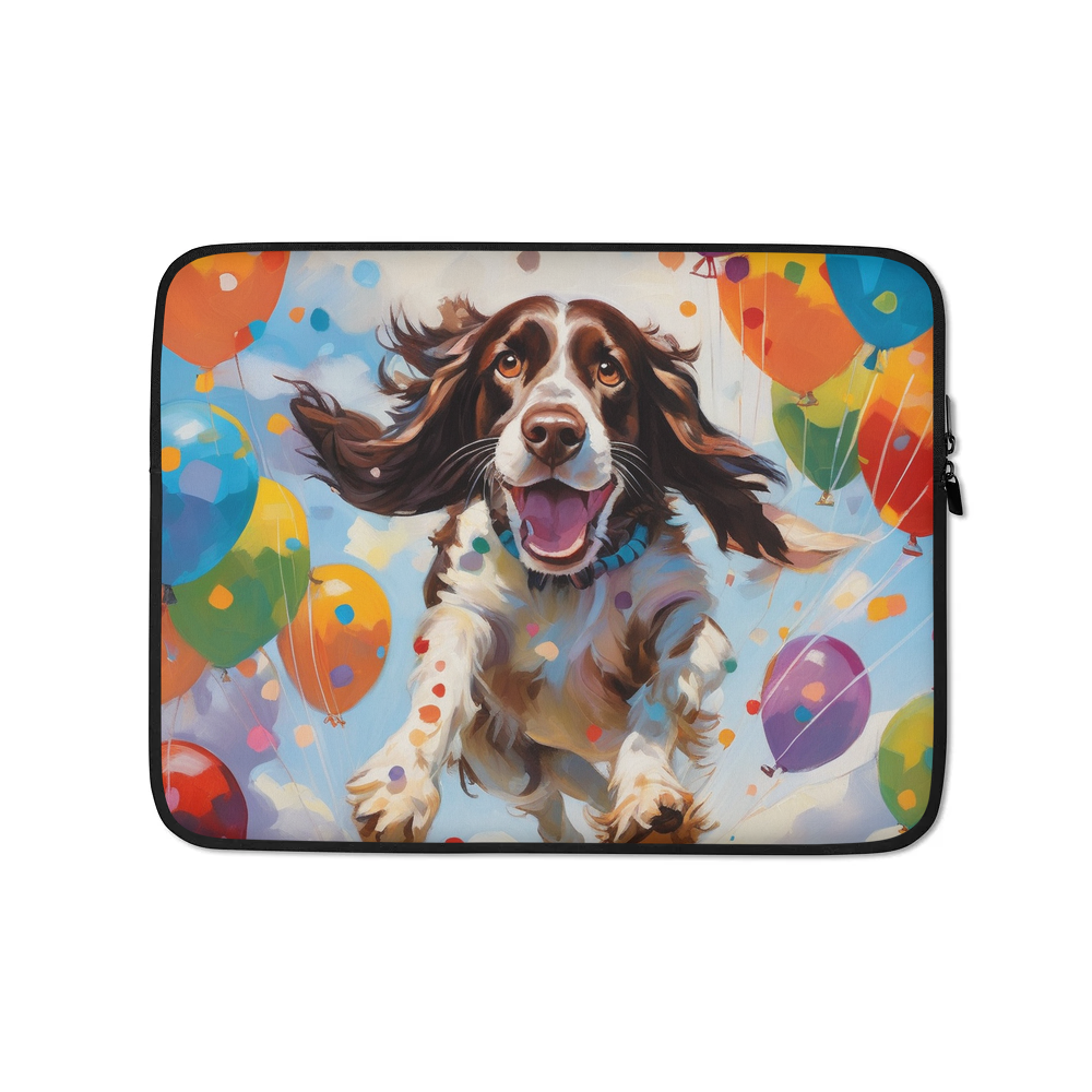 PugMug Custom English Springer Spaniel Laptop Sleeve