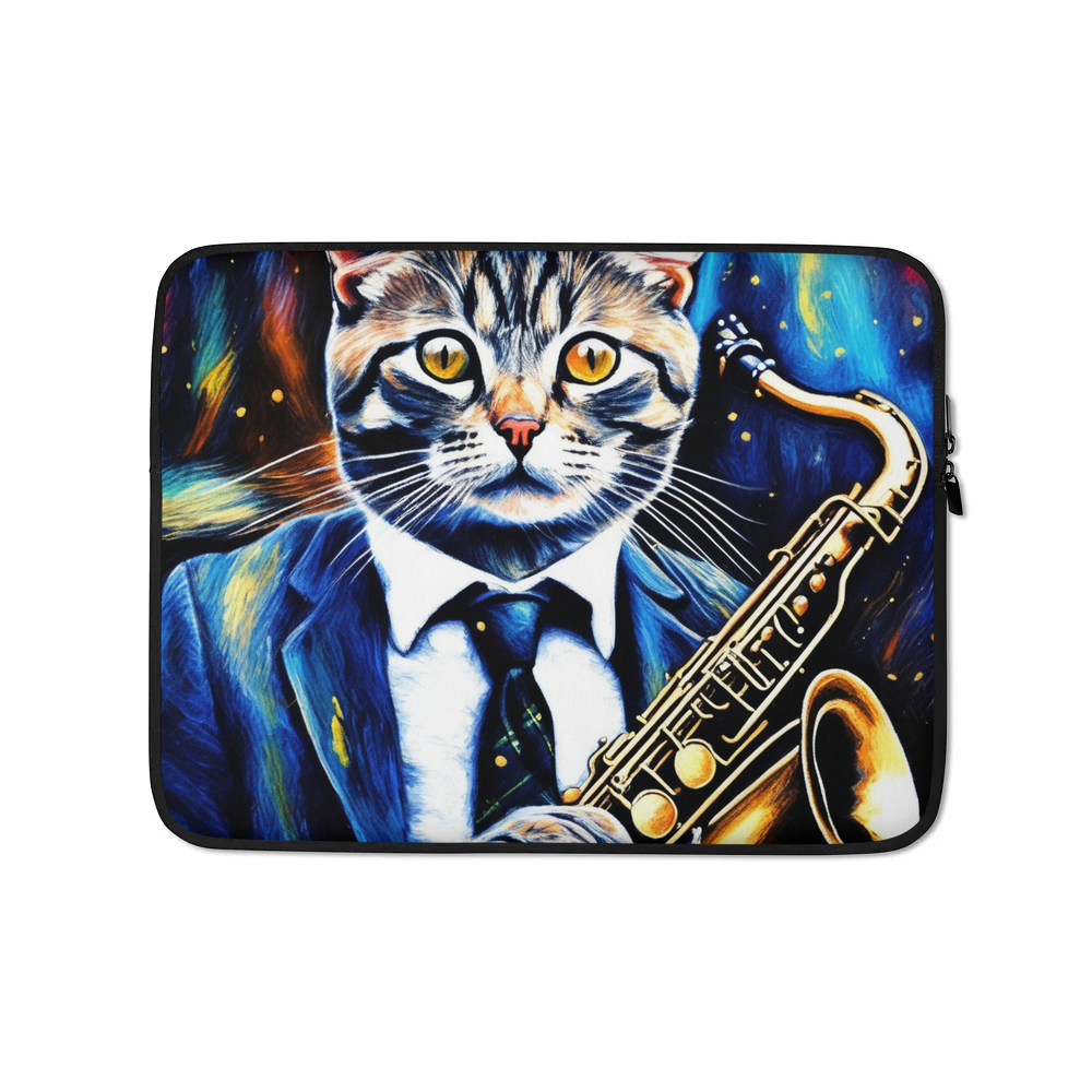 PugMug Custom Tabby Scottish Fold Cat Laptop Sleeve