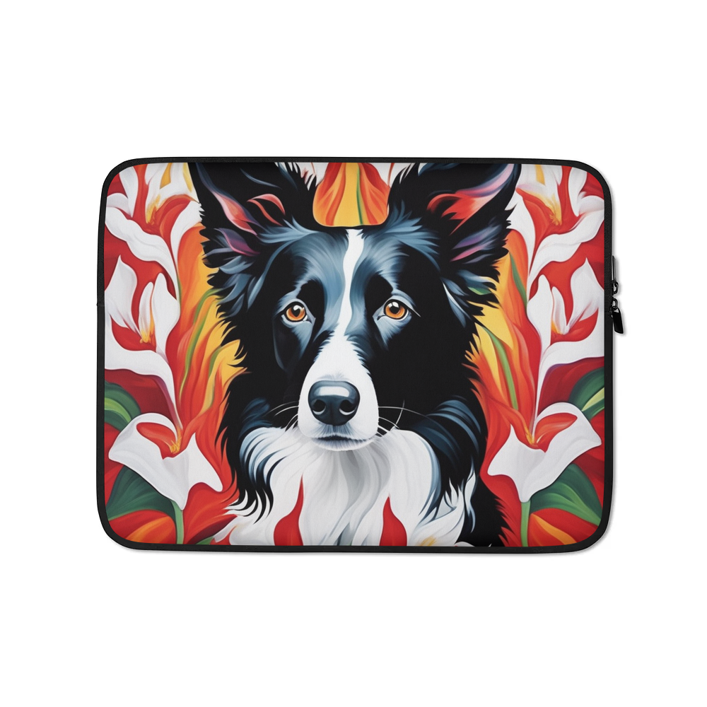 PugMug Custom Border Collie Laptop Sleeve