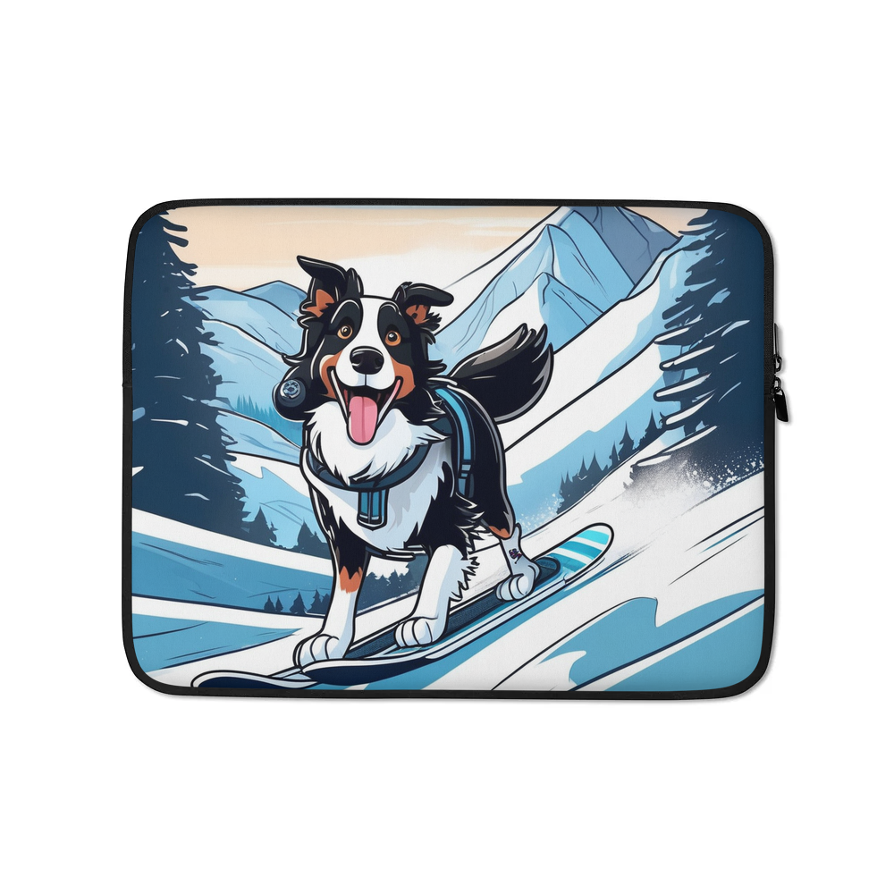 PugMug Custom Border Collie Laptop Sleeve