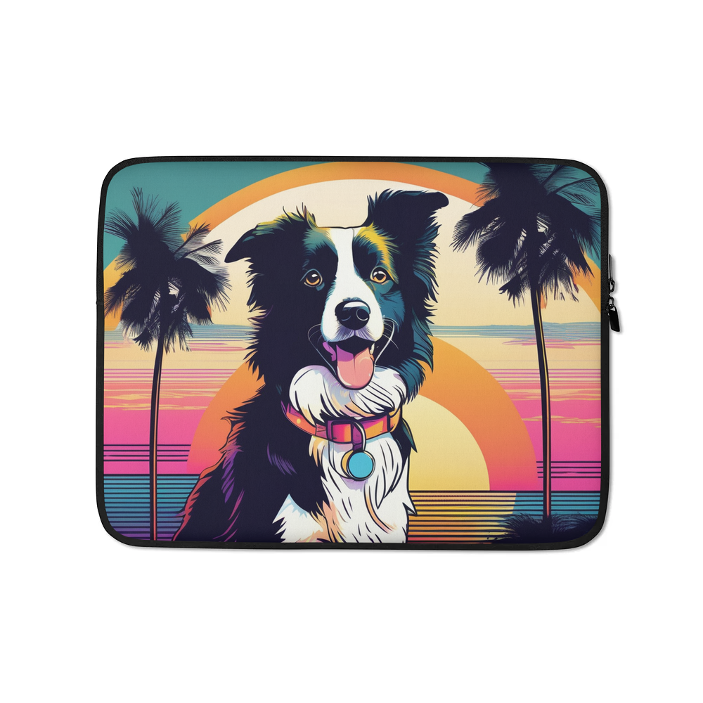 PugMug Custom Border Collie Laptop Sleeve