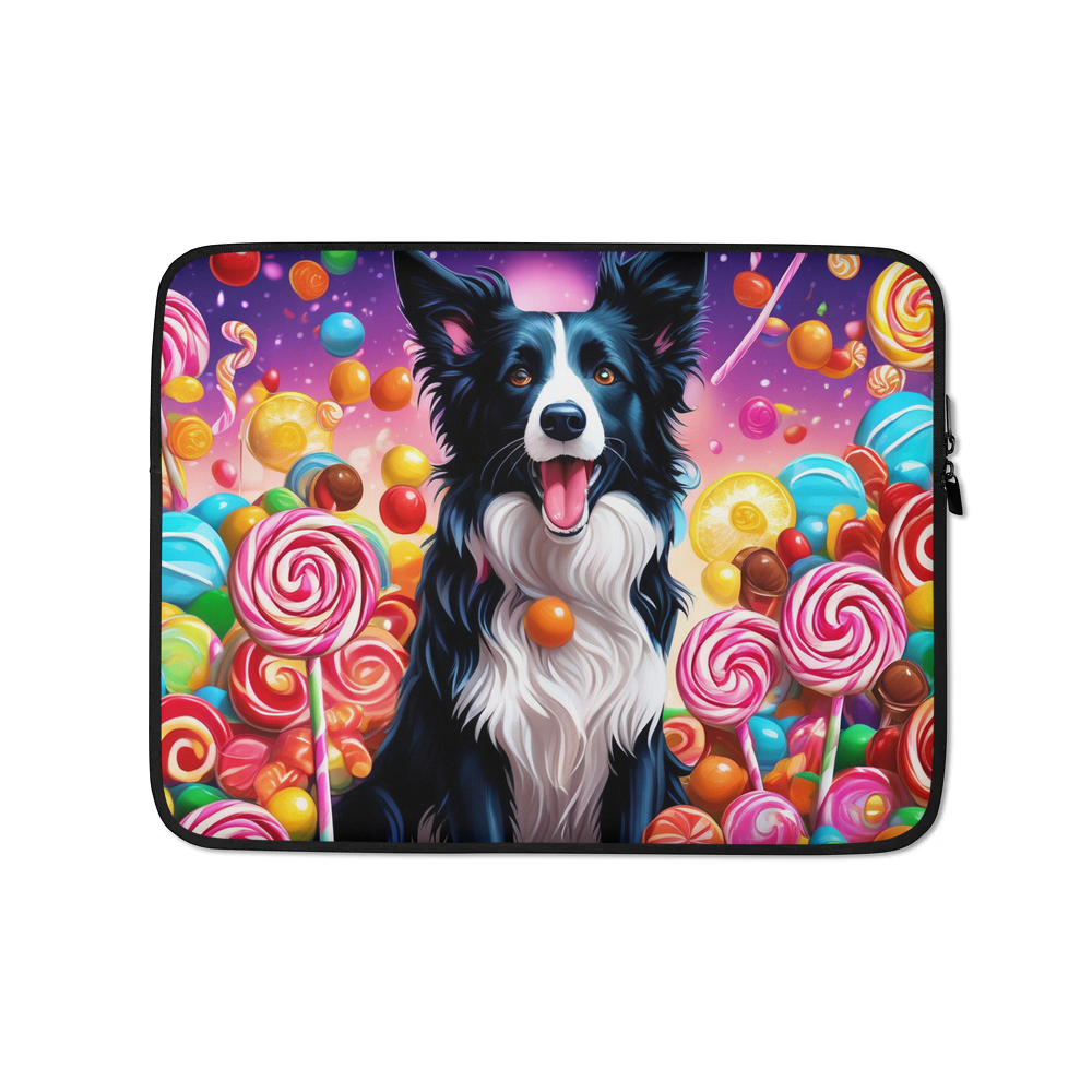 PugMug Custom Border Collie Laptop Sleeve