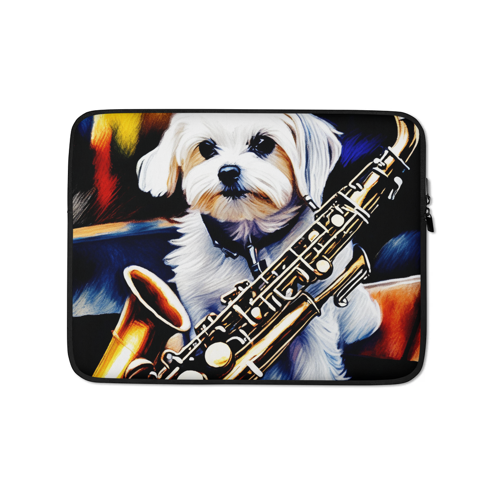 PugMug Custom Maltese Dog Laptop Sleeve