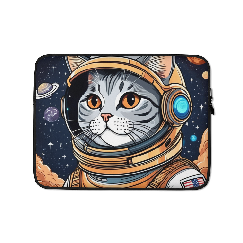 PugMug Custom Tabby British Shorthair Cat Laptop Sleeve
