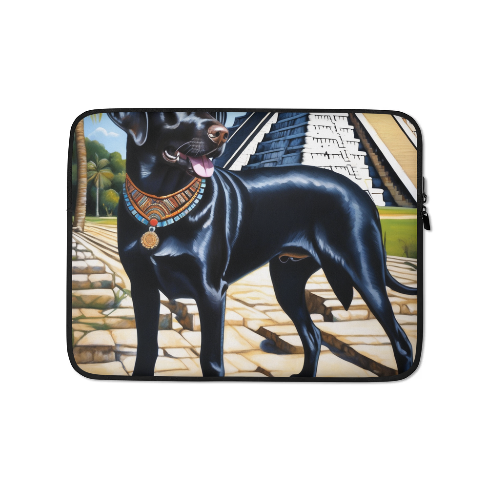 PugMug Custom Black Labrador Retriever Laptop Sleeve