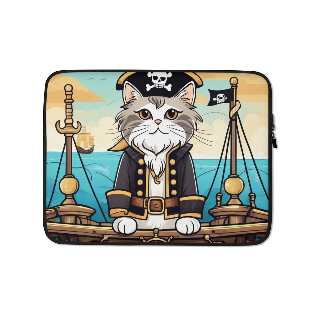 PugMug Custom Tabby Persian Cat Laptop Sleeve