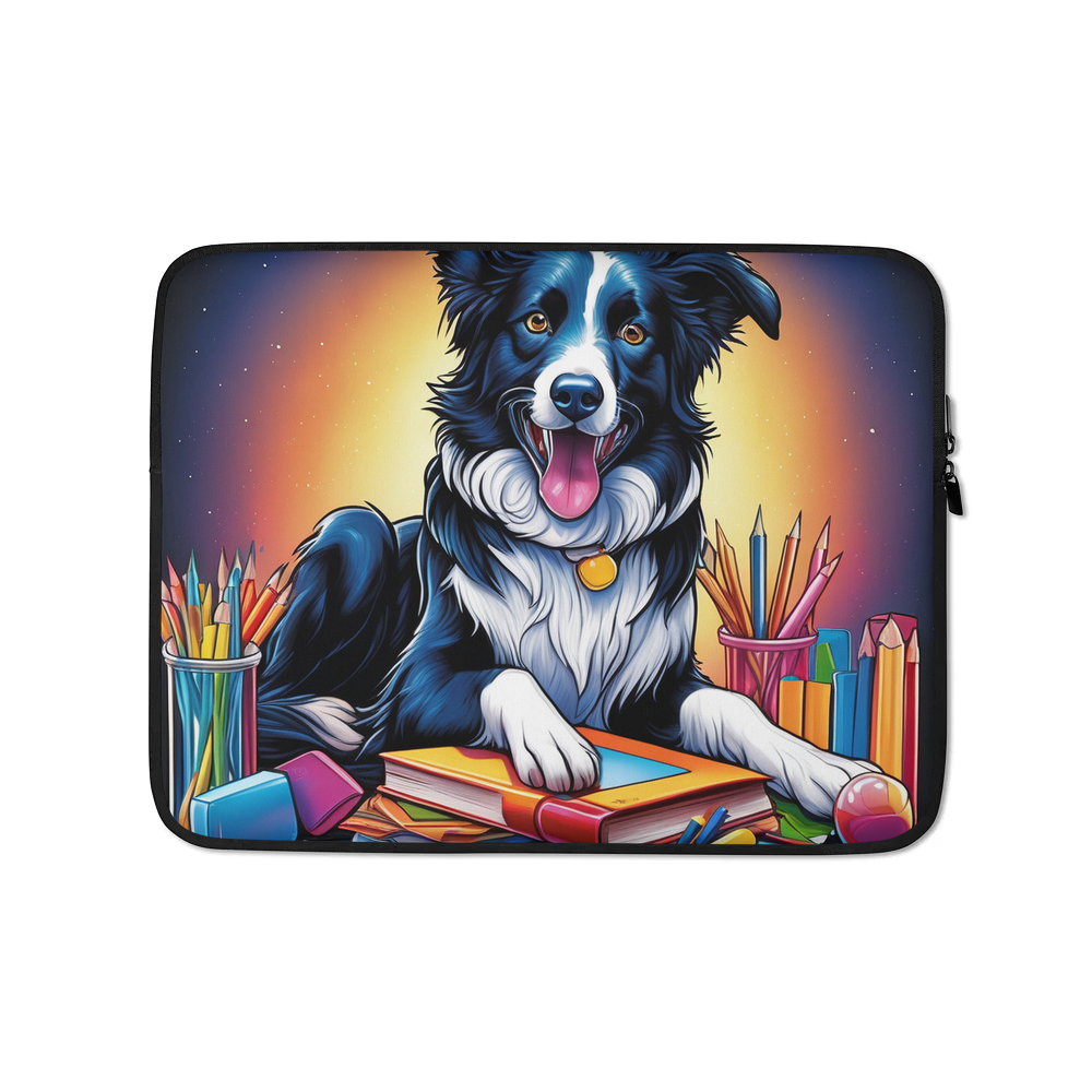 PugMug Custom Border Collie Laptop Sleeve