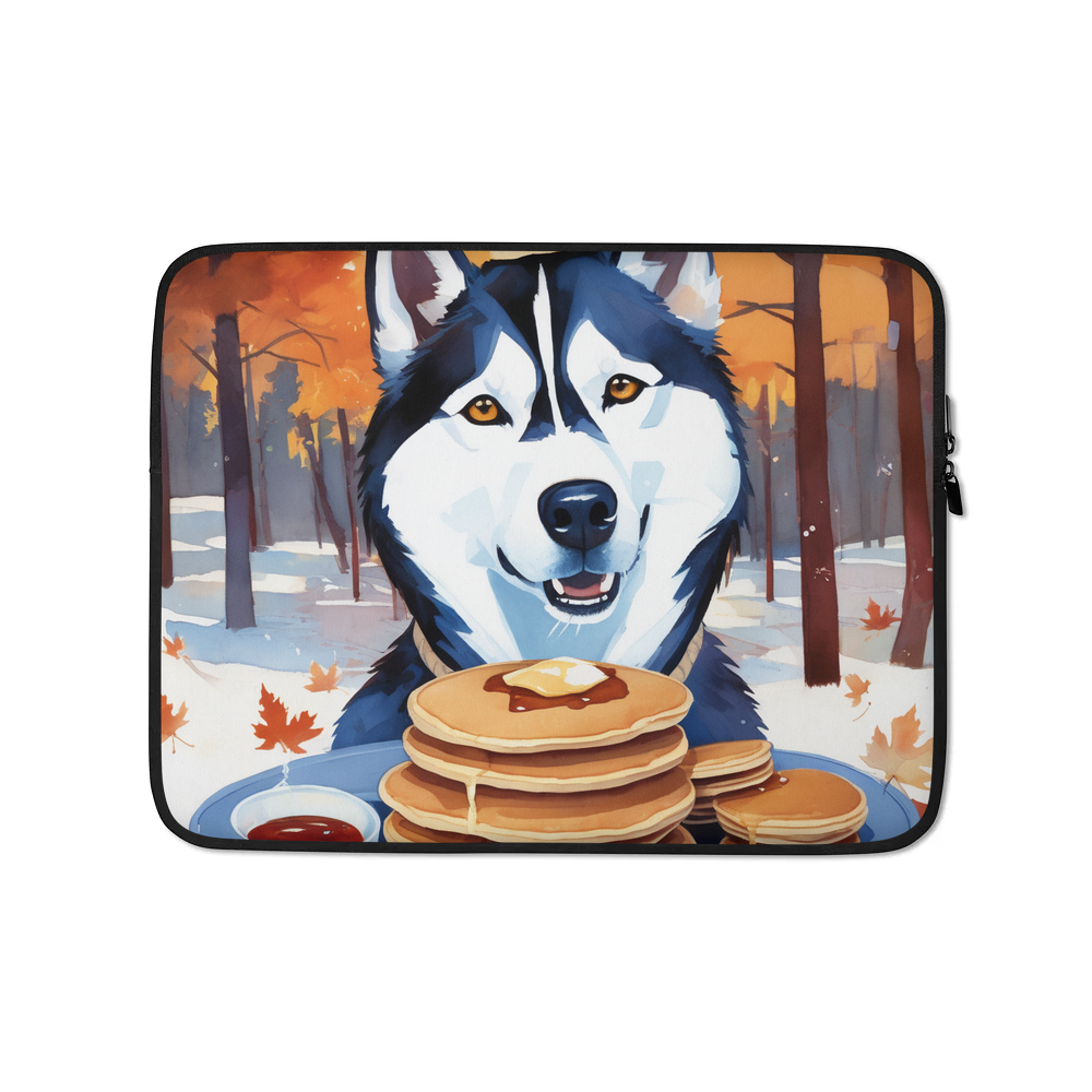 PugMug Custom Siberian Husky Laptop Sleeve