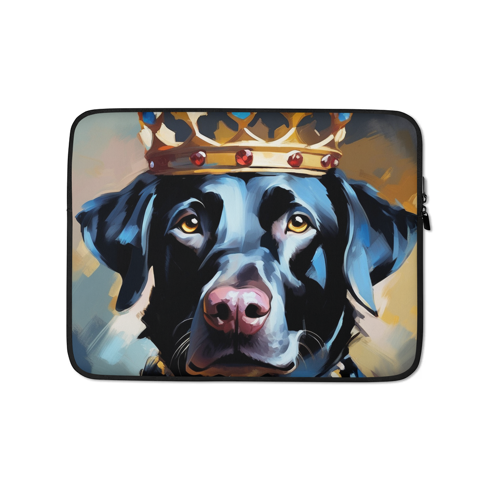 PugMug Custom Black Labrador Retriever Laptop Sleeve