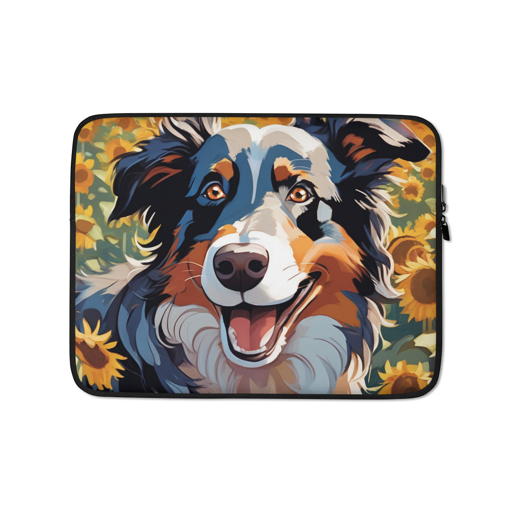 PugMug Custom Australian Shepherd Dog Laptop Sleeve