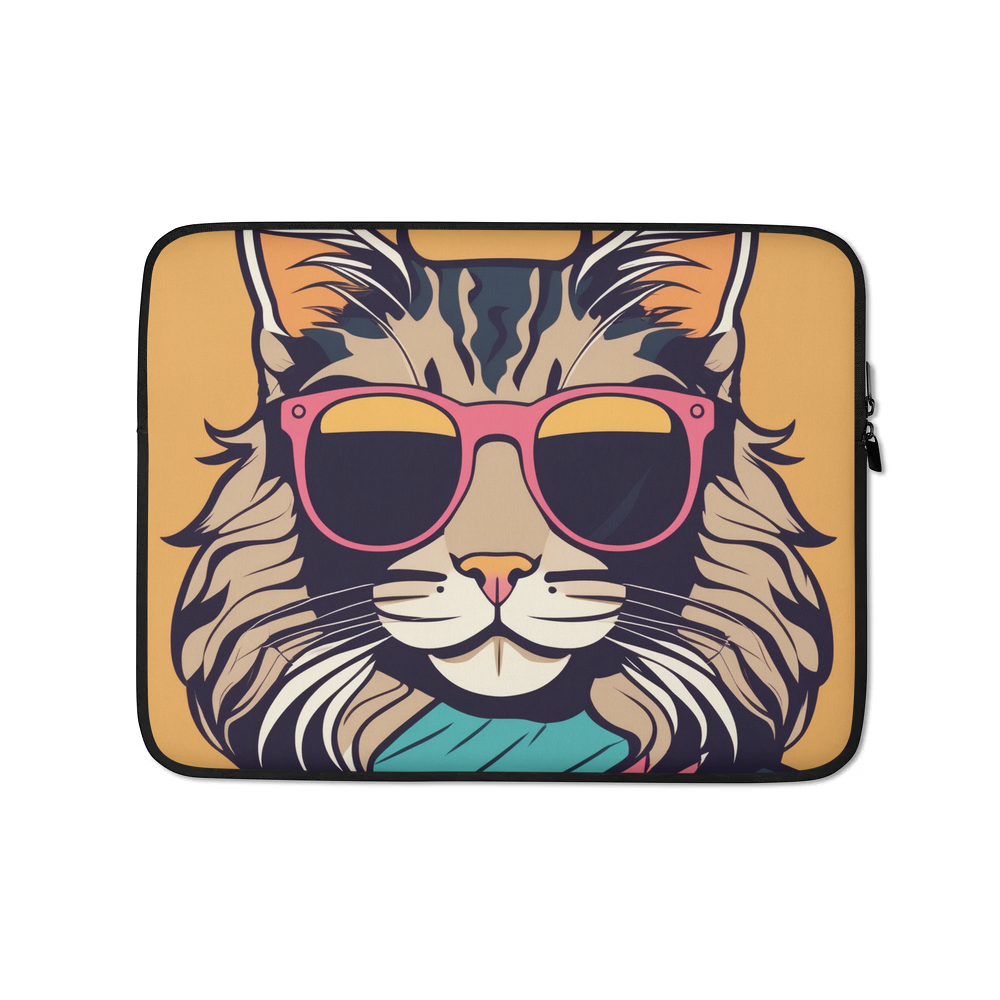 PugMug Custom Tabby Maine Coon Cat Laptop Sleeve