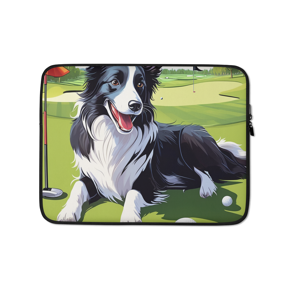 PugMug Custom Border Collie Laptop Sleeve