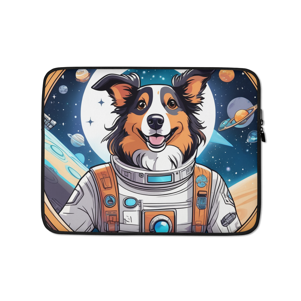 PugMug Custom Collie Laptop Sleeve